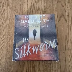 🎧 The Silkworm by Robert Galbraith (J.K. Rowling) – Unabridged Audio CD – NWT
